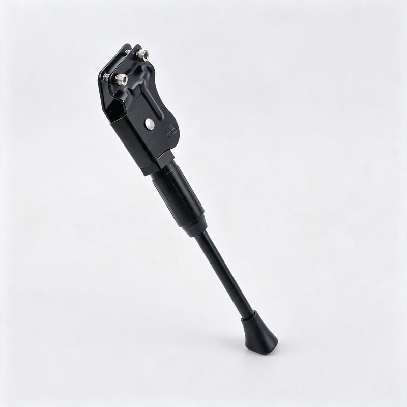 Black Ebike Kickstand Adjustable Side Stand Double Mount For HITWAY BK5 Electric Bike
