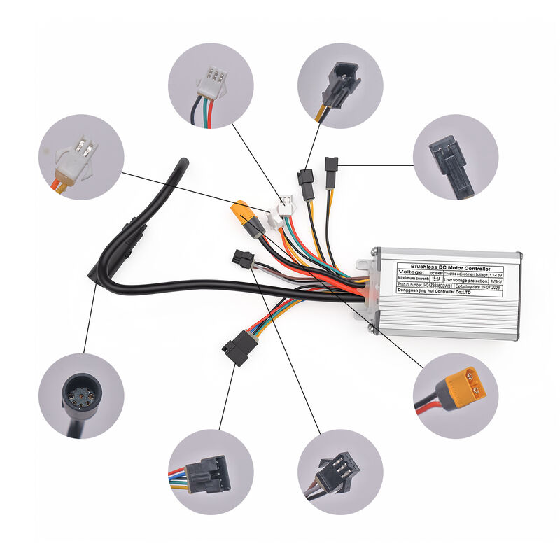 36V 48V Ebike Controller With PAS 4 Speed Motor Controller For HITWAY BK6 Electric Bike